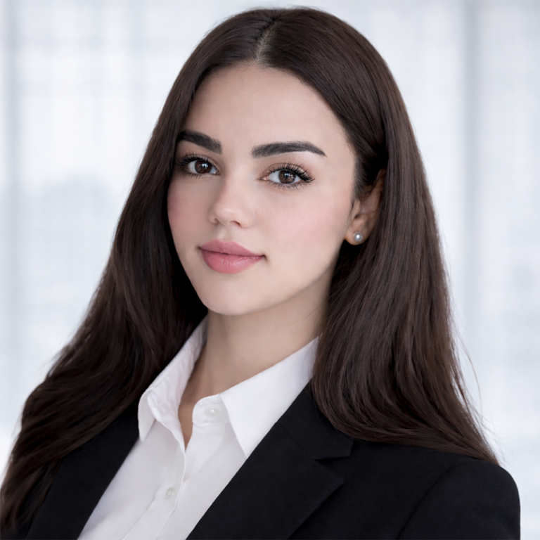 Portrait of Hana Salih smiling