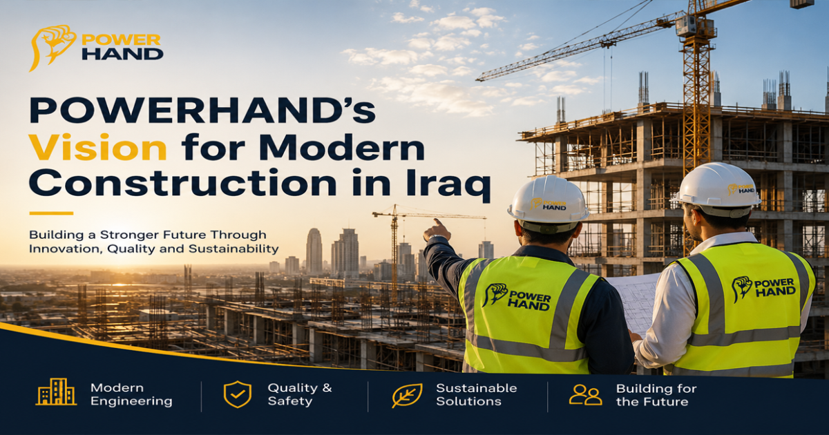POWERHAND modern construction project in Iraq