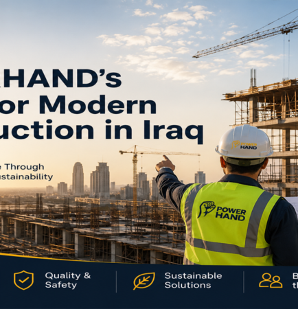 POWERHAND modern construction project in Iraq