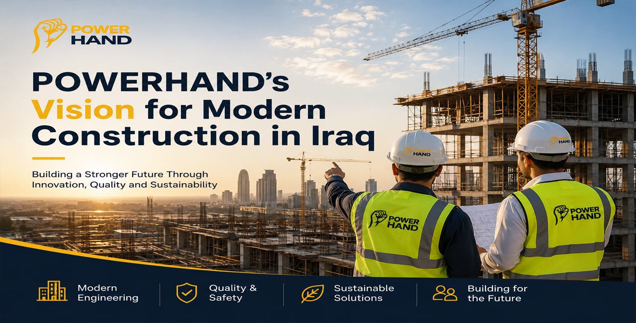 POWERHAND modern construction project in Iraq